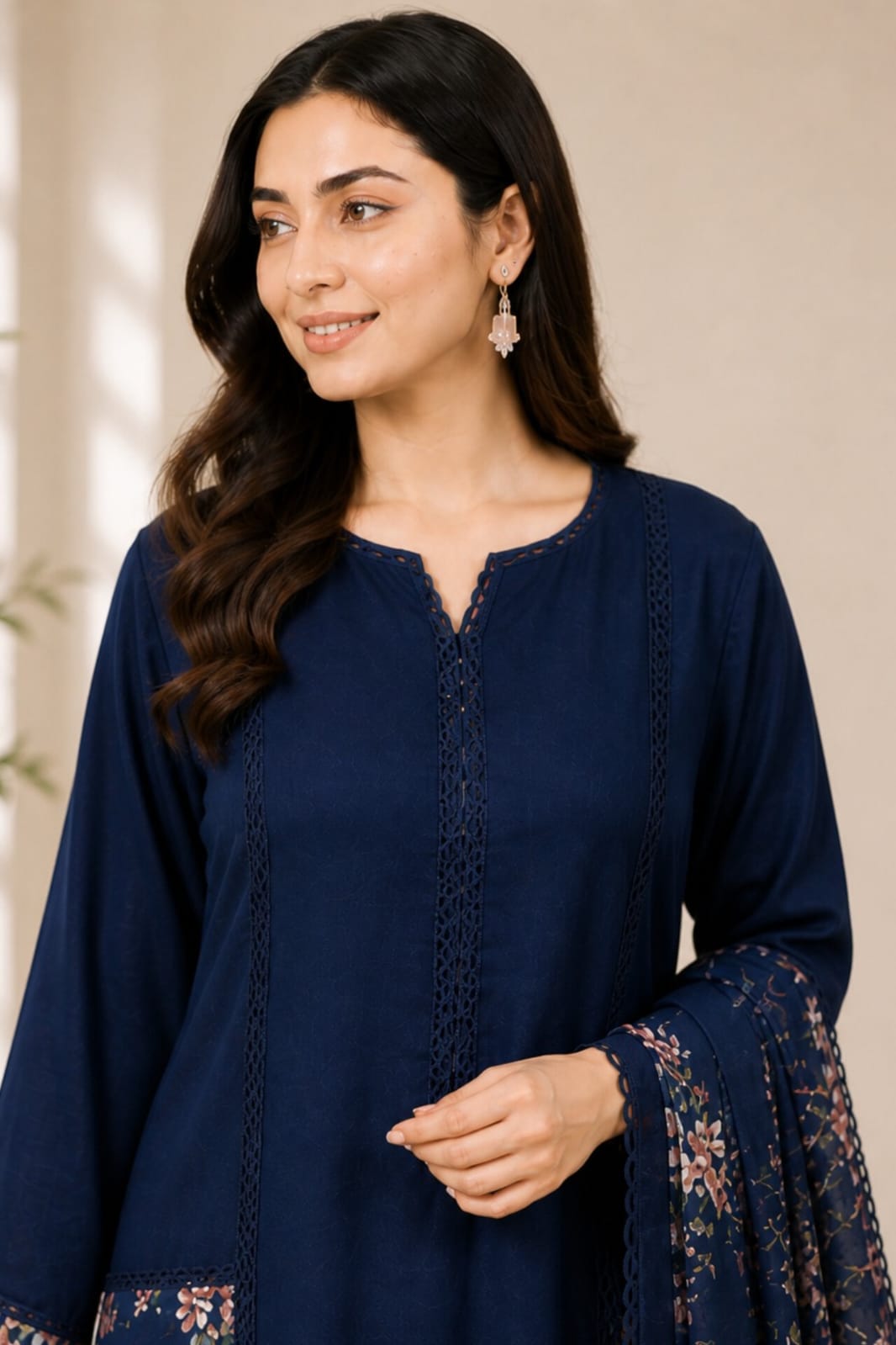 Kurta Set for Women with Trousers & Dupatta