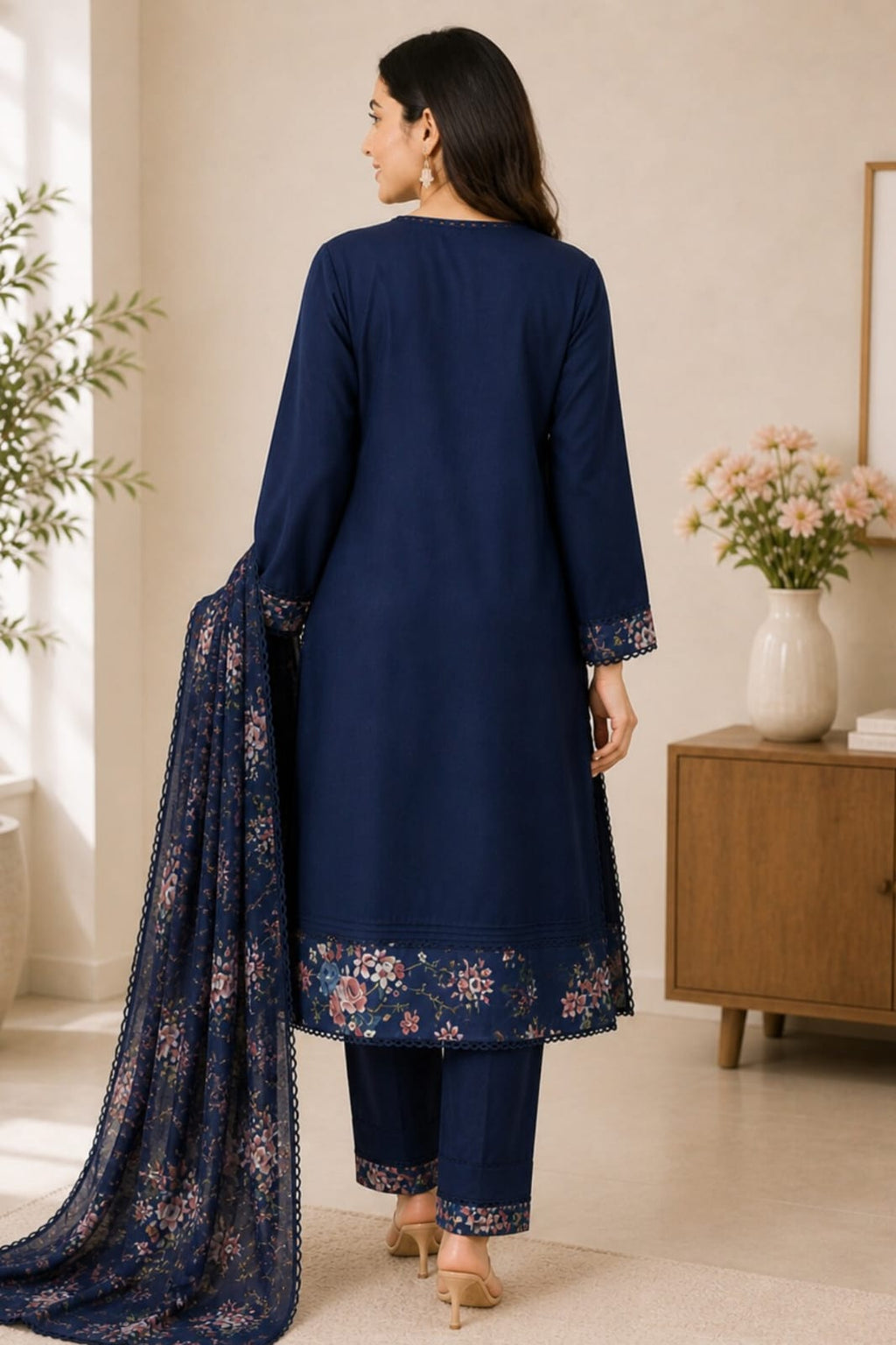 Kurta Set for Women with Trousers & Dupatta