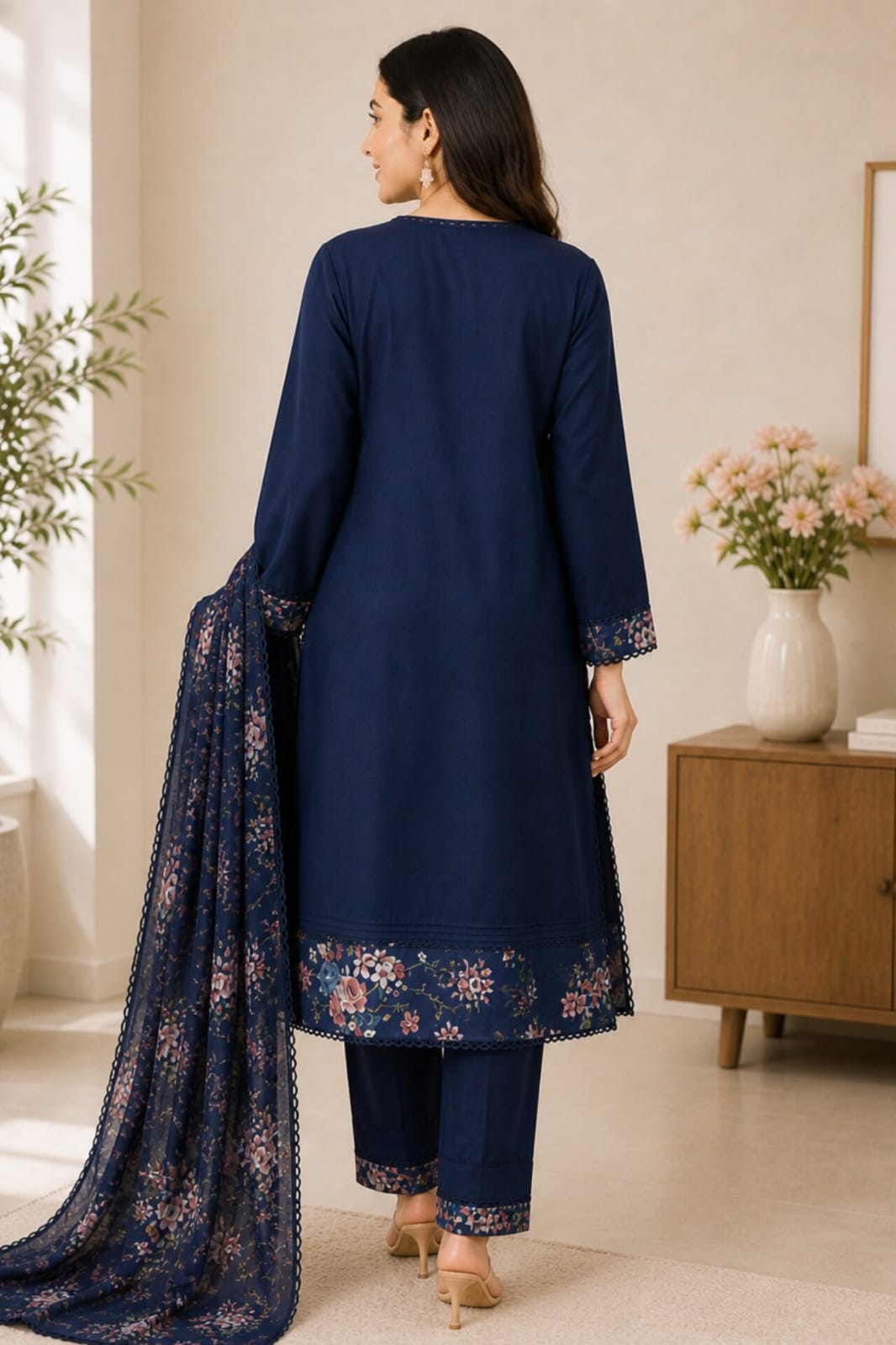 Kurta Set for Women with Trousers & Dupatta